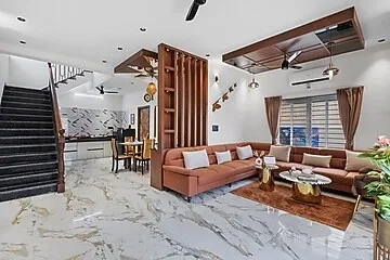 hotel with gym in dhinkli, udaipur - elivaas casa llios country style 3 bhk villa with pvt pool