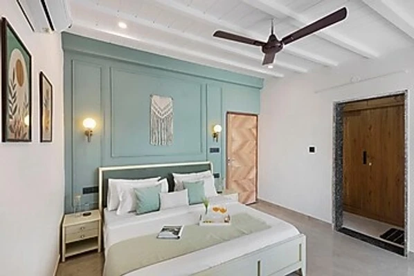 hotel in sajjangarh, udaipur for family - elivaas casa meraki 3 bhk villa with pvt pool & gazebo