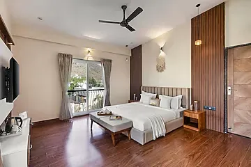 budget hotel in sajjangarh, udaipur - elivaas casa meraki 3 bhk villa with pvt pool & gazebo