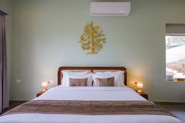 hotel near udaipur railway station - elivaas festiva mansion 3 bhk villa with pvt pool & garden