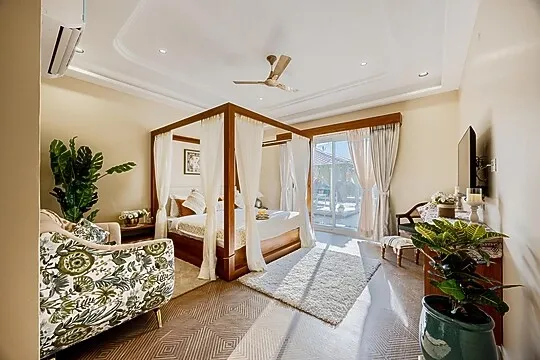 jacuzzi hotel in debari, udaipur - elivaas heaven in hills mountara 3 bhk villa with private pool udaipur