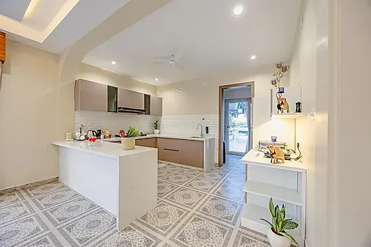 hotel with party hall in debari, udaipur - elivaas heaven in hills mountara 3 bhk villa with private pool udaipur