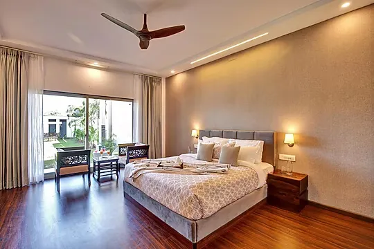 hotel near udaipur airport - elivaas horizon luxurious 5bhk villa with private pool udaipur