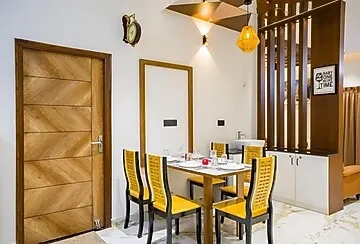 family hotel with pool in dhinkli, udaipur - elivaas palazao country style 3 bhk villa with pvt pool