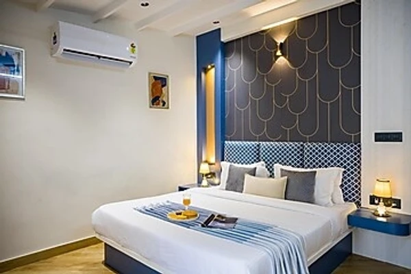 hotel with meeting room in dhinkli, udaipur - elivaas palazao country style 3 bhk villa with pvt pool