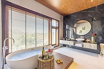 hotel with bar in debari, udaipur - elivaas prive 5 bhk kvanya mansion with pvt pool & home theater udaipur