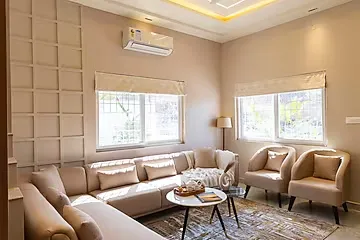 family hotel with pool in kaladwas, udaipur - elivaas shourya villa 3 bhk villa with swimming pool