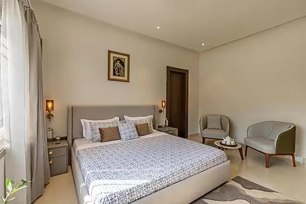 hotel with banquet hall in kaladwas, udaipur - elivaas shourya zenna luxe 3 bhk with private pool udaipur