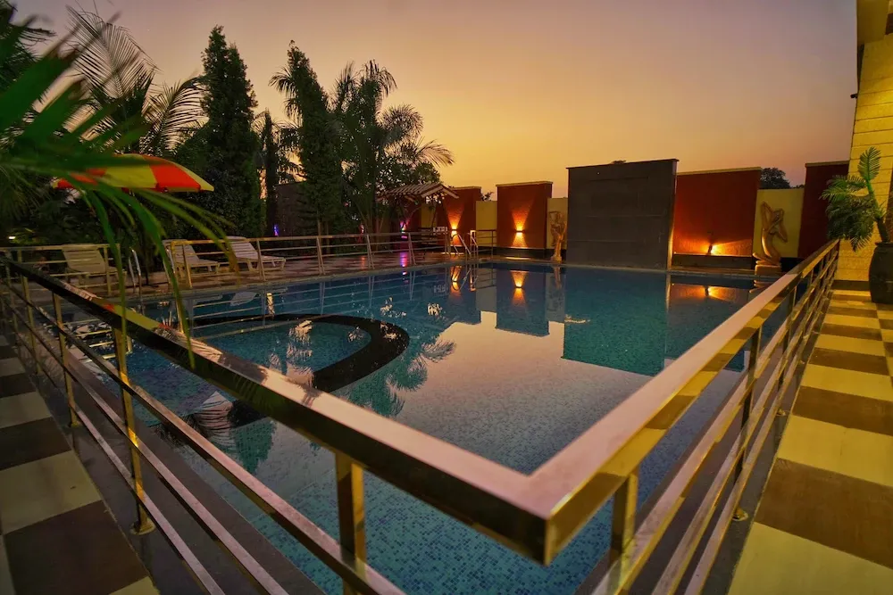 pet friendly resort in airport road, udaipur - shreenath resort