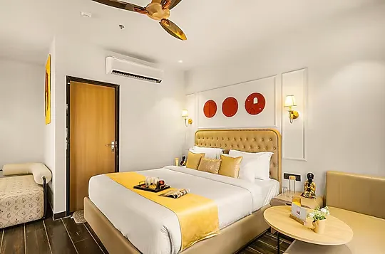 family hotel with pool in transport nagar, udaipur - the naori by alaya stays udaipur