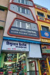 hotel with party hall in railway station, ujjain - hotel loto central ujjain railway station