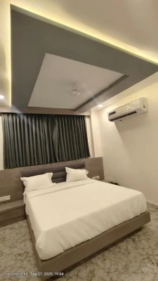 hotel with party hall in karelibaug, vadodara - hotel r gold