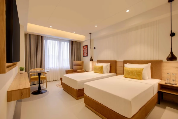 hotel with free parking in akota, vadodara - lemon tree premier vadodara