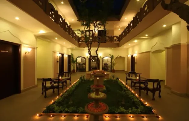Hotel with meeting room in shivala ghat, varanasi - amritara suryauday haveli