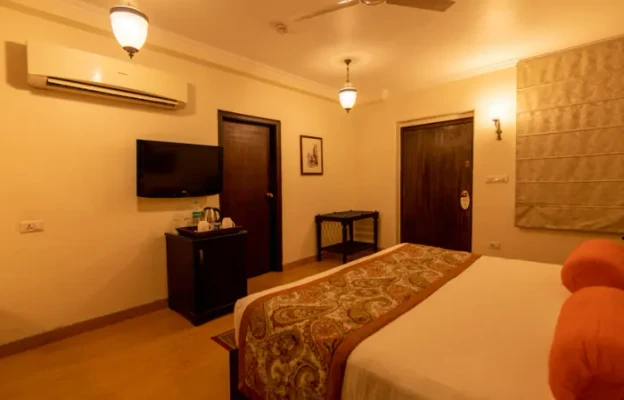 Hotel with swimming pool in shivala ghat, varanasi - amritara suryauday haveli