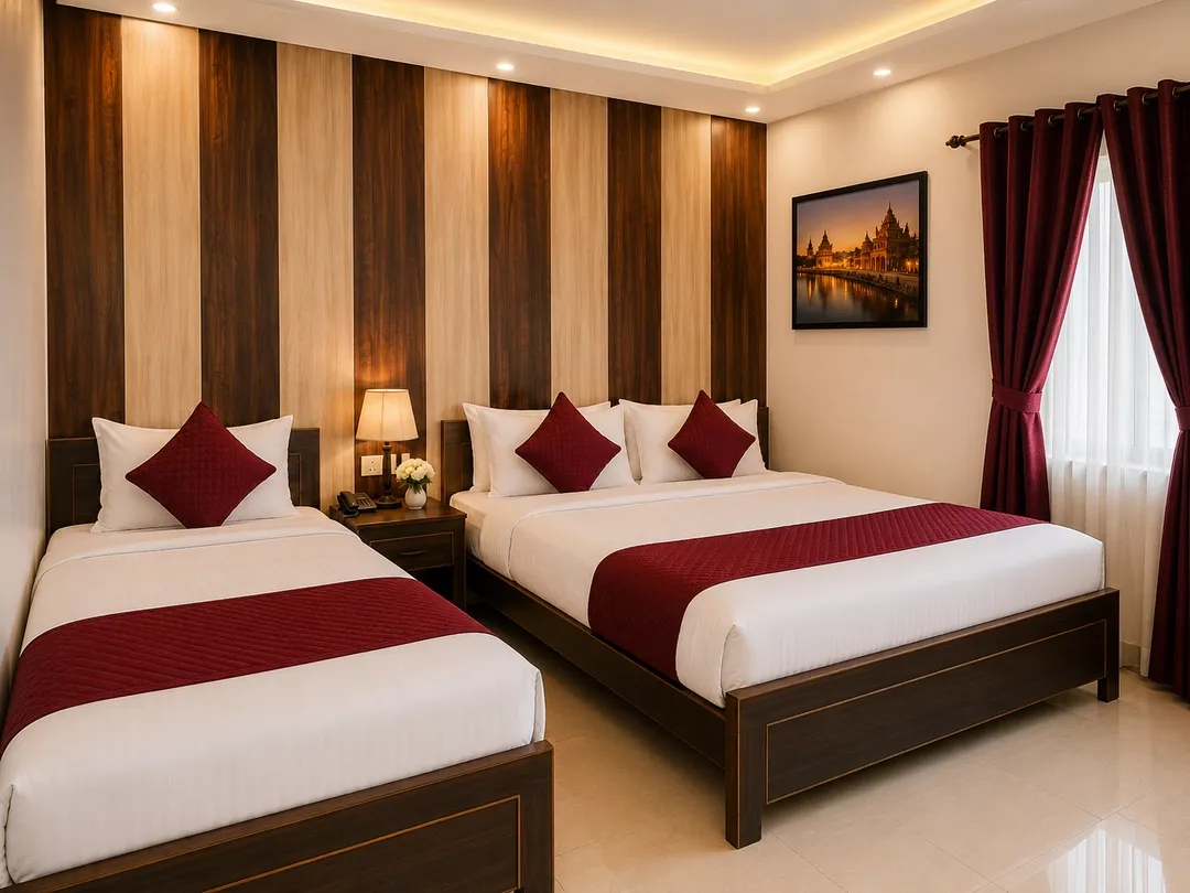 family hotel with pool in bhelupur, varanasi - hotel pavitri varanasi
