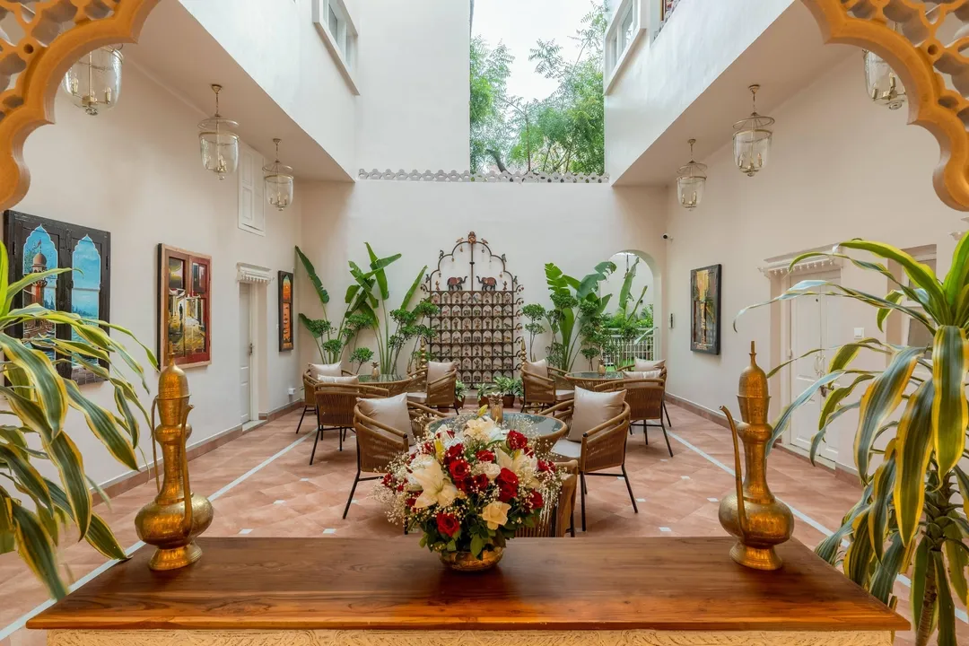 family hotel with pool in anandbagh, varanasi - justa kashi parampara varanasi