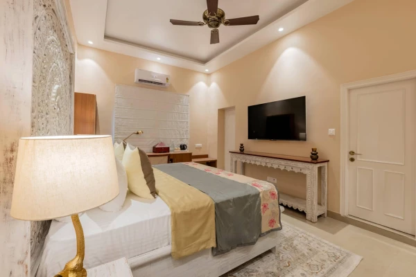 hotel with swimming pool in anandbagh, varanasi - justa kashi parampara varanasi