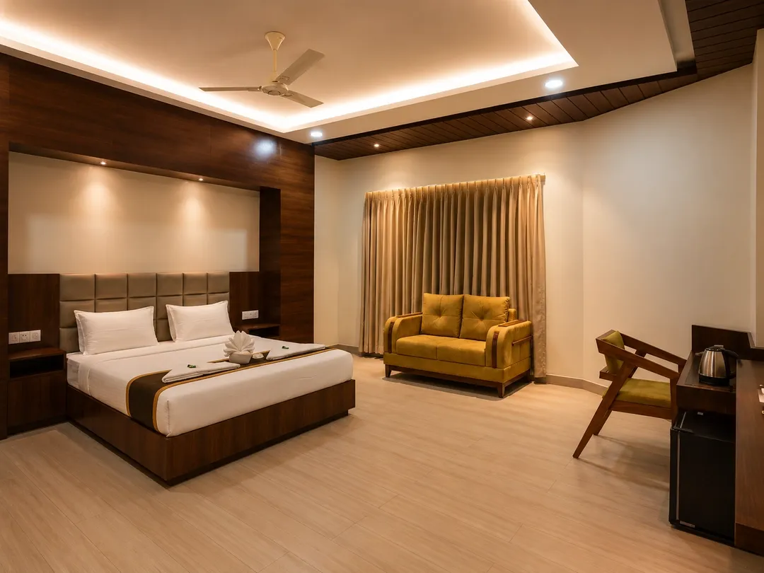 hotel near vijayapura airport - unnati stay inn vijayapura by hrg
