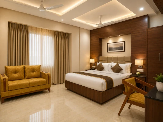 hotel with free parking in mg road, vijayapura - unnati stay inn vijayapura by hrg