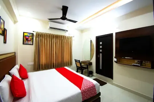 best day hotels in hotel sk7 restaurant, service apartments & hotel rooms vijayawada