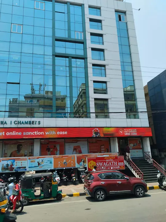 hotel with gym in benz circle, vijayawada - hotel swagath inn