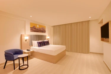 hotel with gym in benz circle, vijayawada - keys lite by lemon tree hotels krishna vijayawada