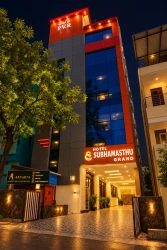 hotel with banquet hall in labbipet, vijayawada - sri subhamastu grand